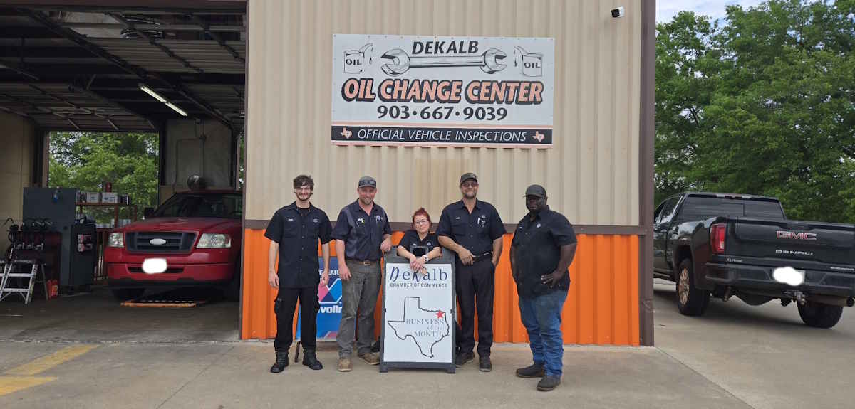 DeKalb Oil Change Business of the Month