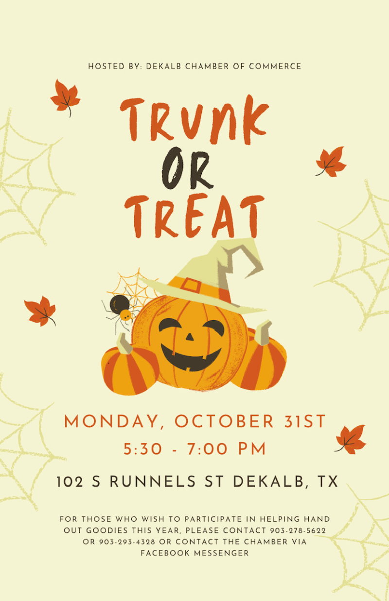 Trunk or Treat Poster 2022