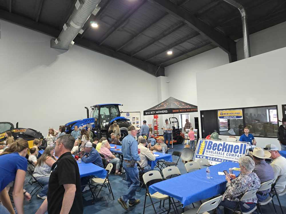 Crowd for the Nor-Tex Ribbon Cutting