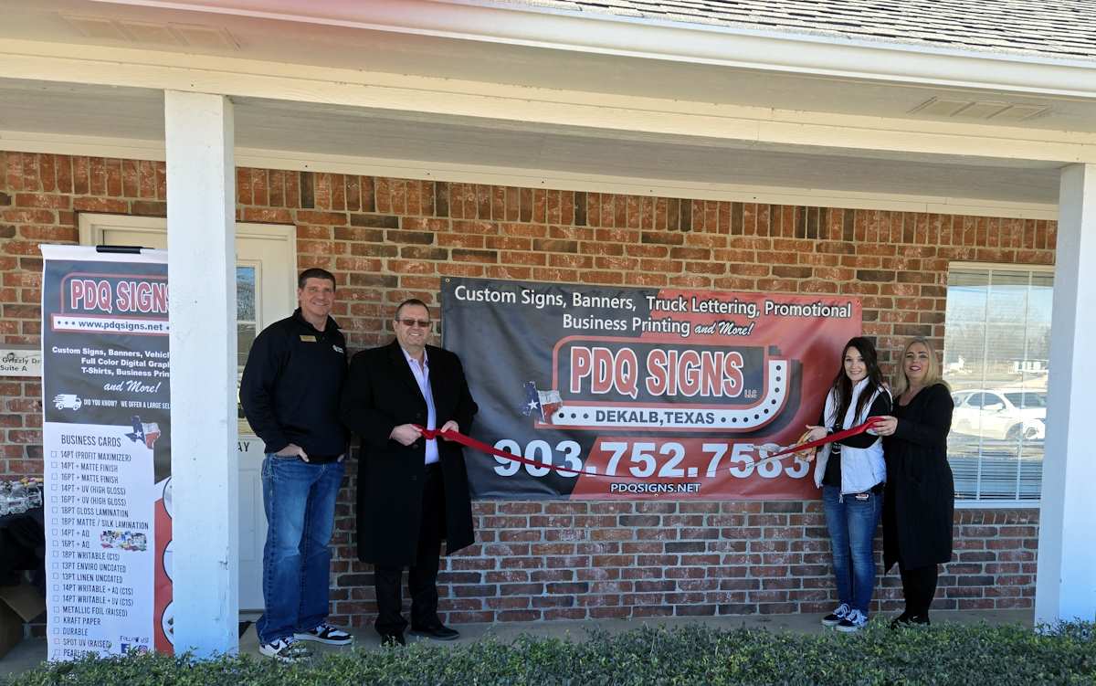 PDQ Signs Ribbon Cutting 1-22-2025